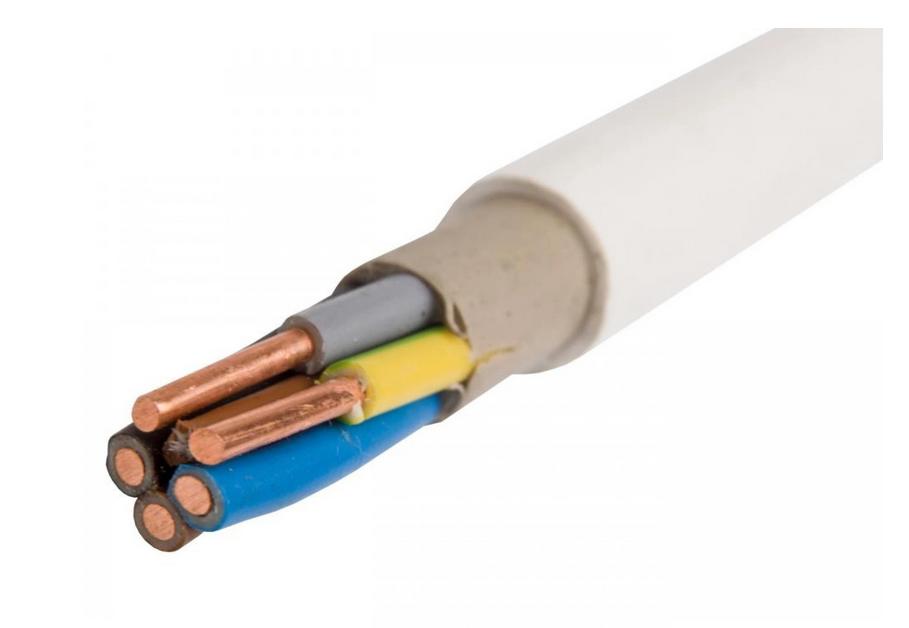 Installation Cable Ydy 5X10 Żo White 450/750V 172170007C0100 /100M/