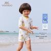 Kids' UPF50+ Short Sleeve One-Piece Sun Protection Swimsuit