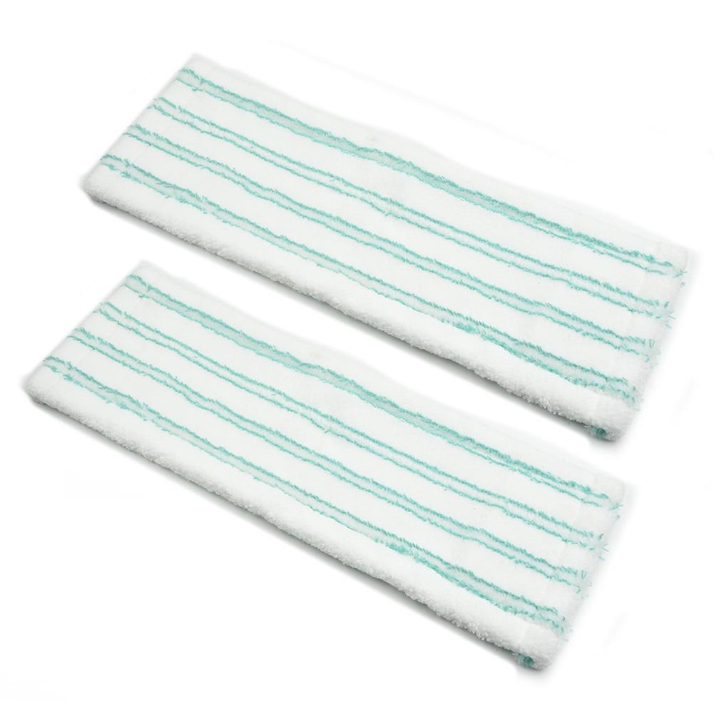 2pcs/set Microfiber Mop Heads Replacement Tools For Leifheit System XL Mop Leifheit Profi Floor Wiper Steam Mop 42cm зелёный