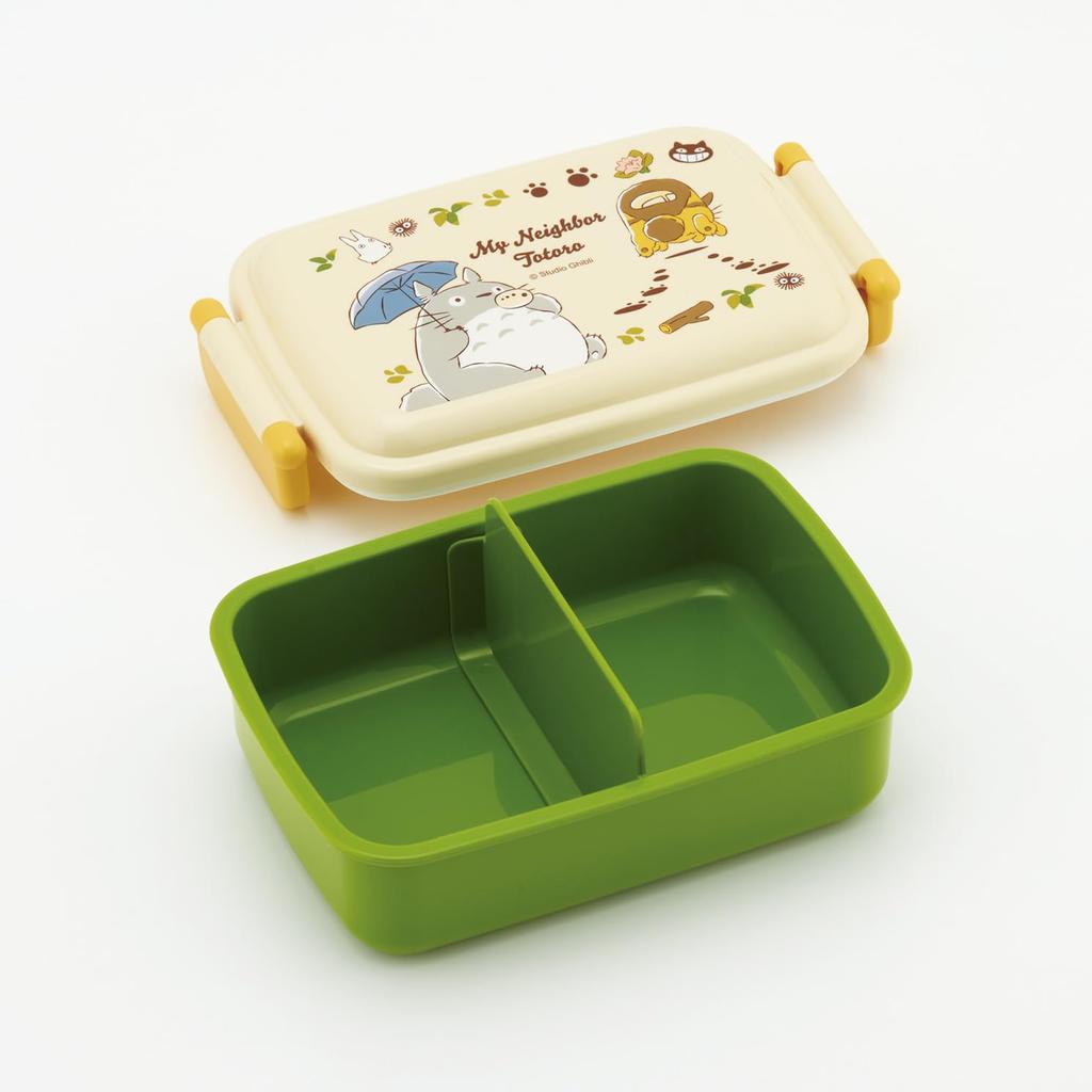 Skater Lunch with a Soft Single Made in Ghibli Totoro and Catbus for Boys and Girls Children's Box, 450ml, Dome-Shaped Lid, Tier, Japan, Design,