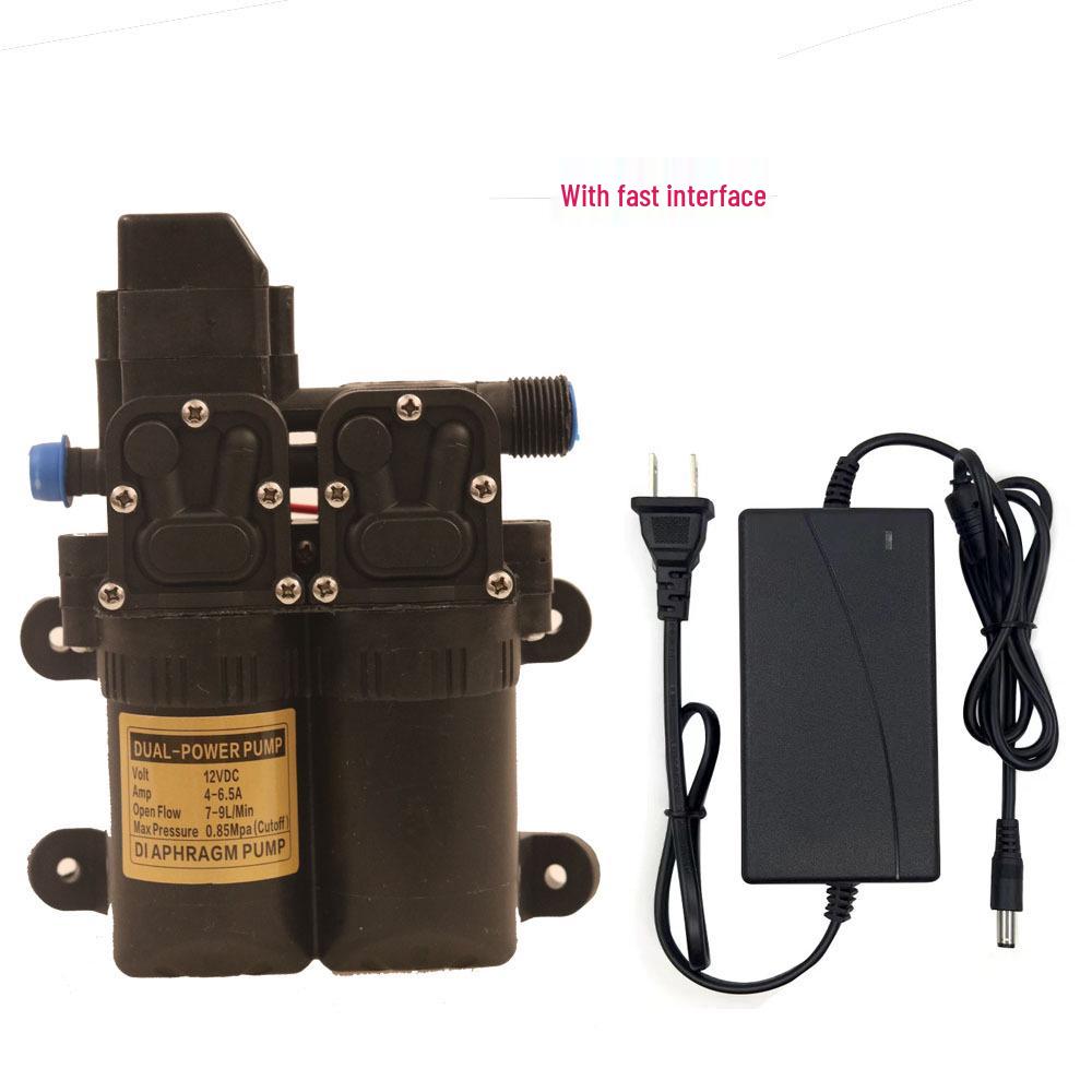 12V DC High-Pressure Self-Priming Diaphragm Pump with Smart Backflow for Drinking Machines and Water Purifiers