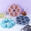 Silicone Cake Mold 3 Pcs Set Heart Shaped Cake Pan Non-Stick Easy To Clean Oven Microwave Freezer Dishwasher Safe