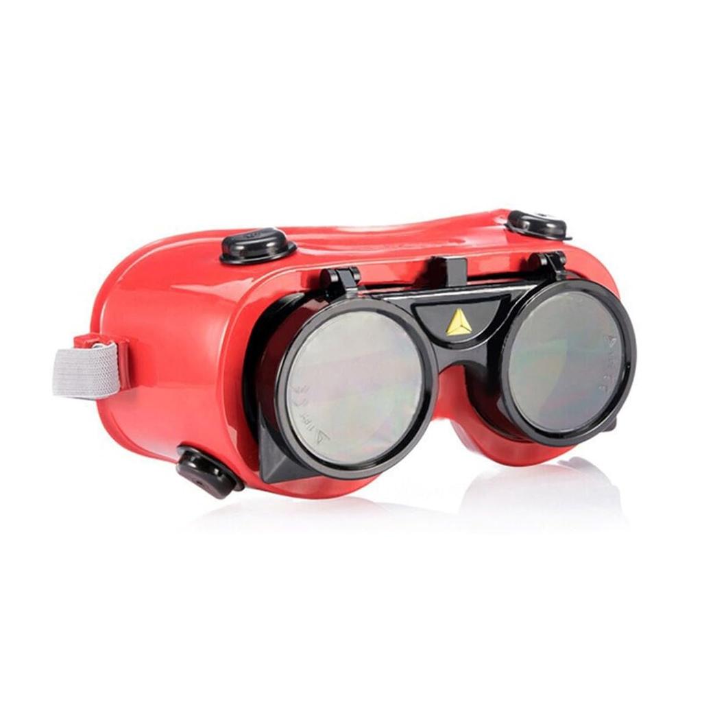 TOBA3 Elektrisches Schweißen Einziehbare Blendschutzscheibe Stufe UV400 Schutzbrille, (Polycarbonat), #5, Beschlagschutz (N.), Anti-Scratch (Klassisch),