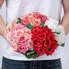 Simulated Flower Simulated Rose Bouquet Wedding Bouquet