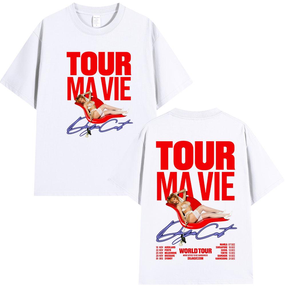 

Doja Cat Ma Vie World Tour T Shirt Fan Gifts Men Women Clothing Harajuku Fashion T-shirts Casual Cotton T-shirt S