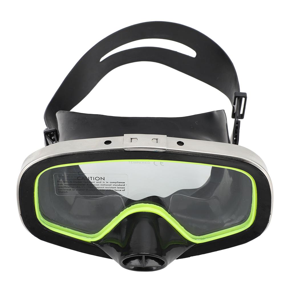 Diving Goggles Silicone Waterproof Tempered Glass Lens Underwater Goggles for Snorkeling Swimming