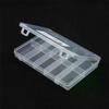 23.5*16.5cm Transparent Car Model Storage Box 10 Grids Toy Dustproof Organizer Case For Diecast Vehicles And Models