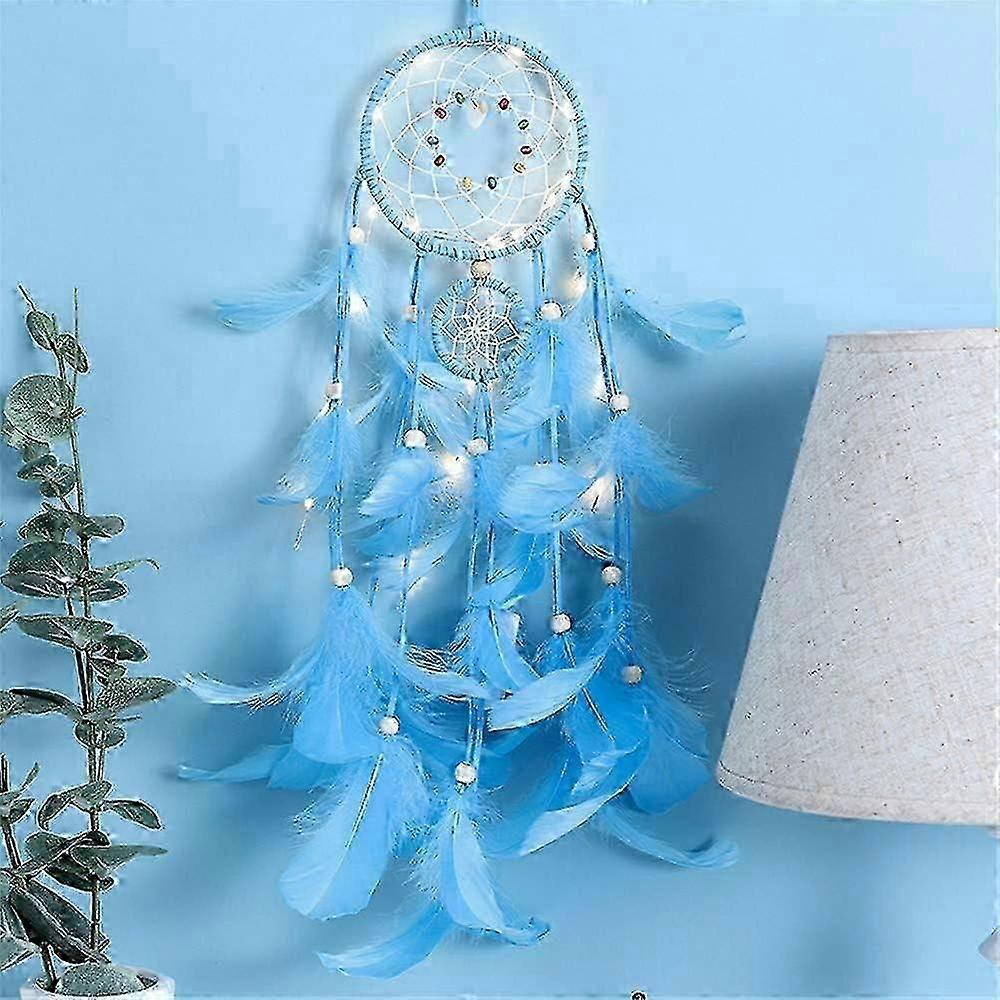Wind-up Dream Catcher Light - Battery-powered Bedroom Decor