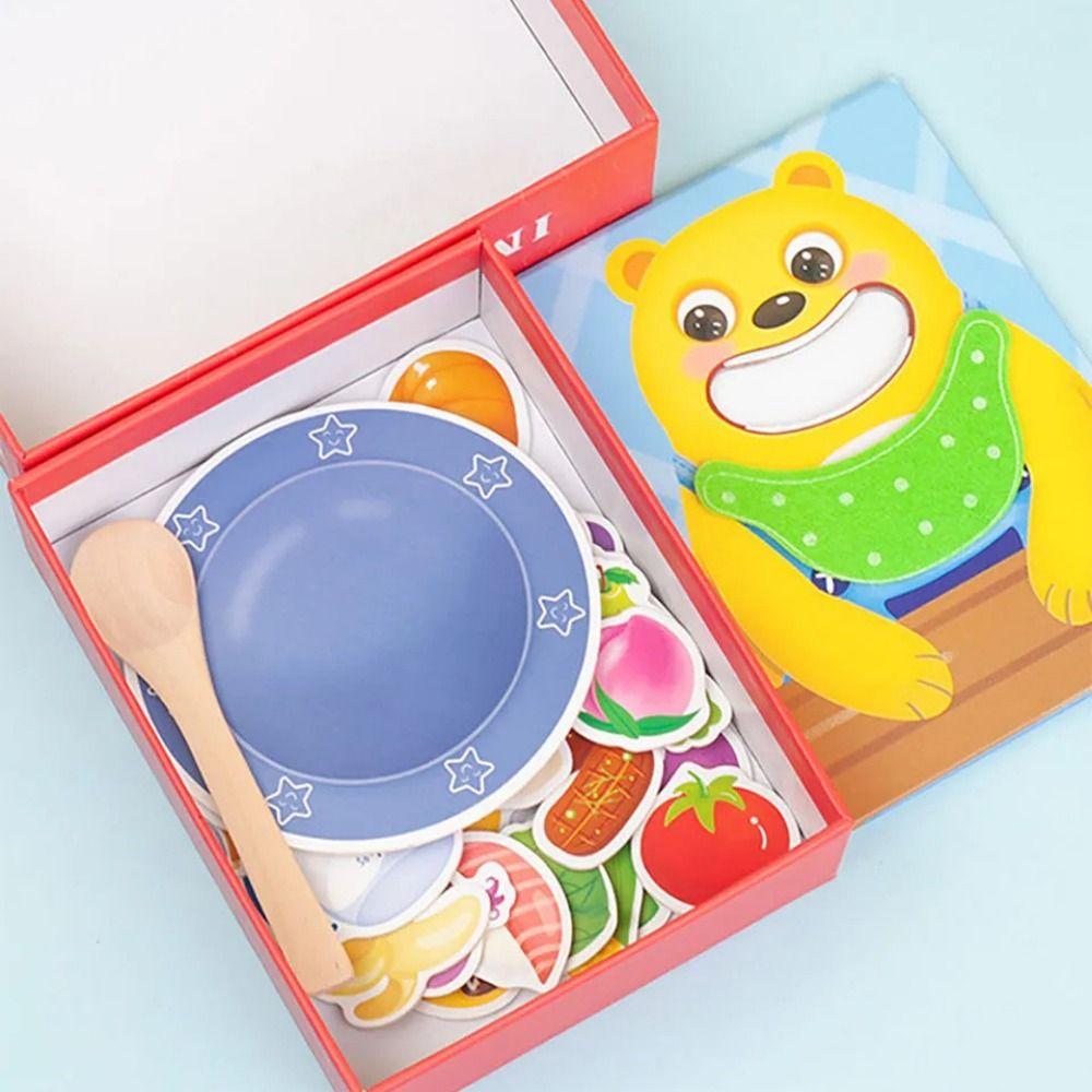 Role Play Simulation Feeding Game Food Feeding Parent-Child Feeding Toy  Kids Gift
