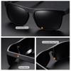 Polarized 100% Natural Wooden Sunglass Frame Bamboo Black Sunglasses Men's UV Protection Luxury Vintage Sunglasses