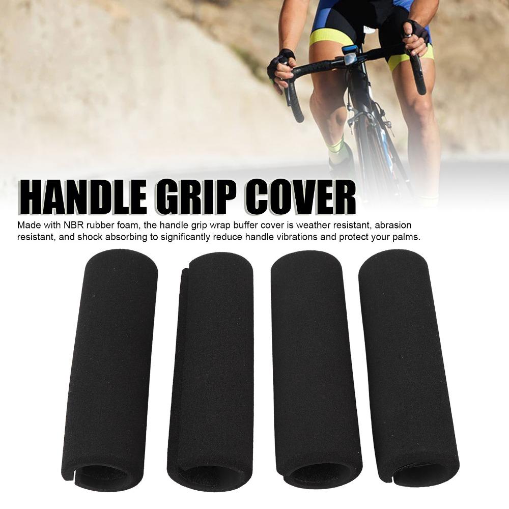 4Pcs Soft & shock absorbing NBR Foam Grip Hook and loop design Bar Cover  Sports gear renovation