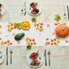 72 x 13 Inch Fall Pumpkin Table Runner - Autumn Harvest Pumpkin and Sunflower Pattern for Thanksgiving Day, Home Gatherings, Kitchen, Mantel, Dining