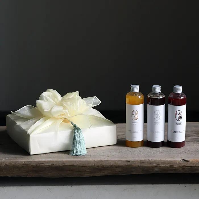 [Bohjagi packaging] Fruit syrup 3 types gift set
