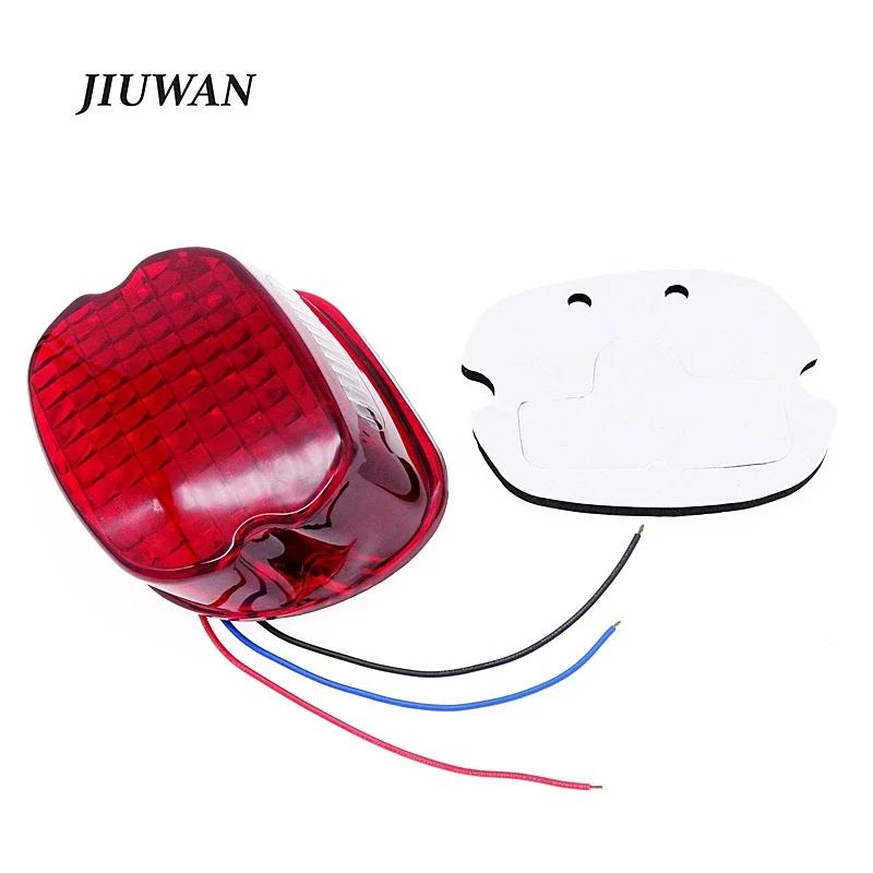 Universal Motorcycle LED Tail Light Smoke Lens Rear Brake Light Accessories for Harley Road King Softail Dyna Sportster XL1200