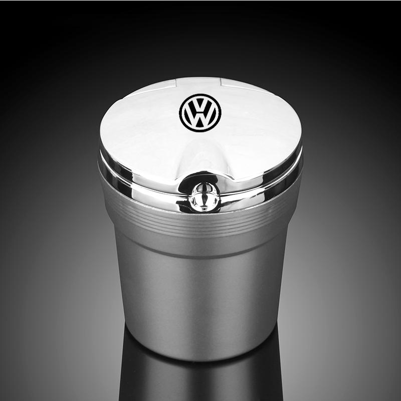 

Для VOLKSWAGEN Автомобильная пепельница со светодиодной подсветкой Портативный бездымный подстаканник Для Volkswagen VW Jetta Polo T5 T4 Golf 7 5 Caddy Passat