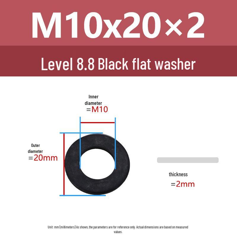 High-Strength Carbon Steel Flat Washer M3-M36