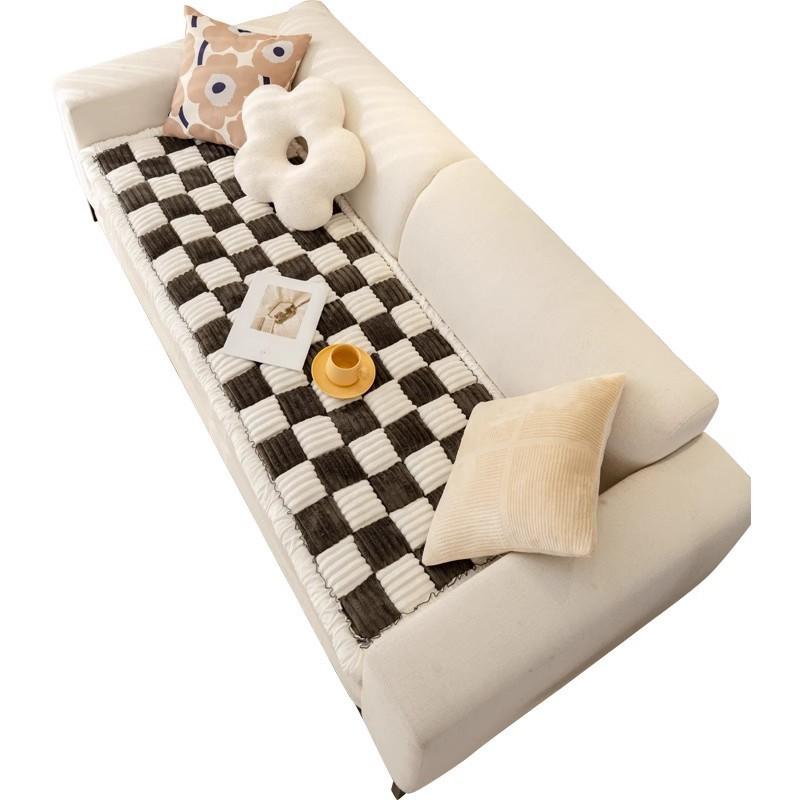 Explosive Sofa Cushion Fleece Thickened Steamed Bread Cushion Bay Window Cushion Seat Cushion Home Tatami Cushion Non-Slip Plush