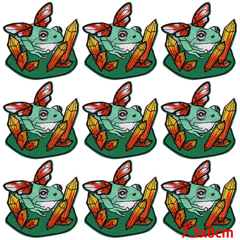 

Патч с вышивкой Череп Панк для одежды Термоадгезивные патчи Пришивные патчи для одежды Патч Хип-хоп Термоплавкая/Пришивная наклейка