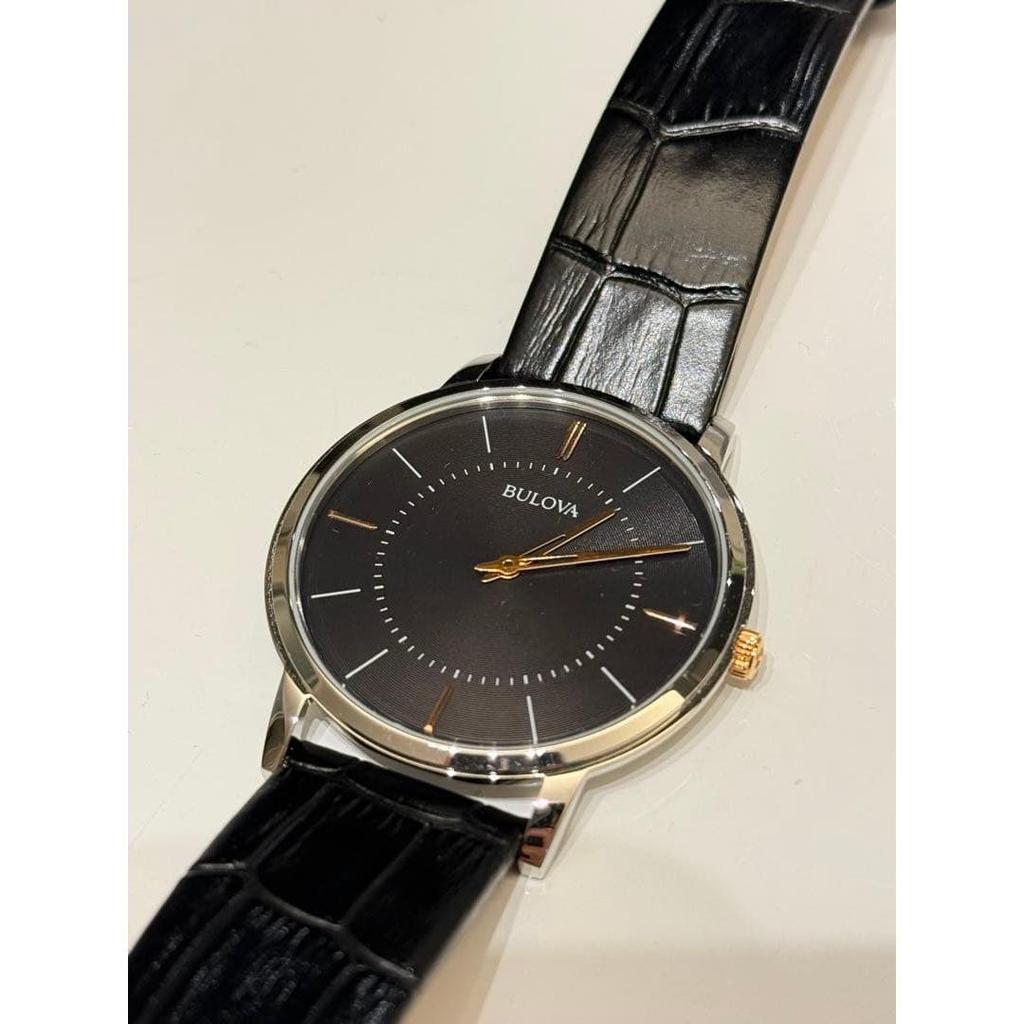 Used Bulova automatic watch black 98A167