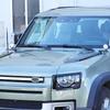For Landdd Rover Defender 90 110 2020-2025 Trim Accessories LED Spotlight Bracket Car Hood Searchlight Carbon Steel Black