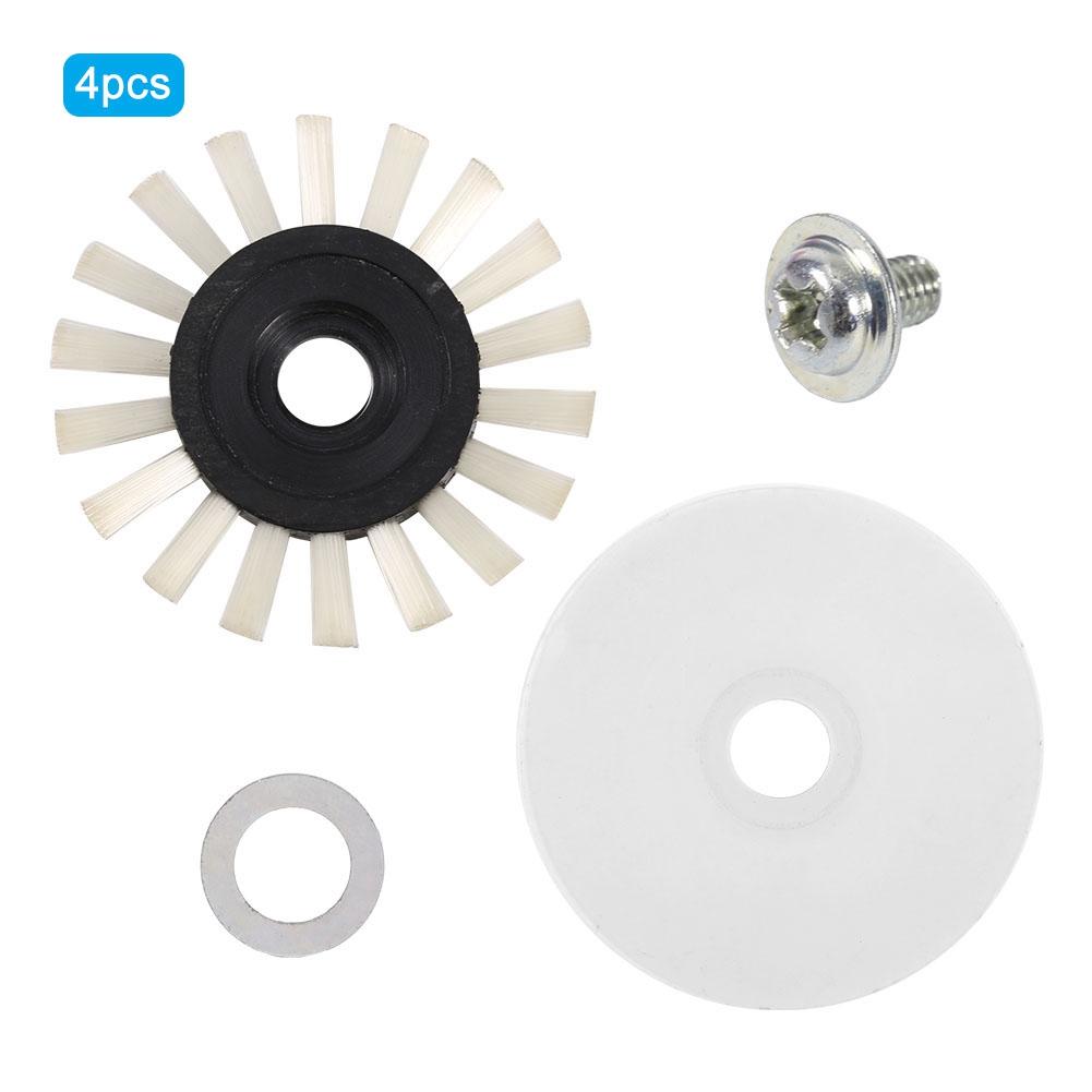 16 Stück Rundbürsten-Abdeckungsscheibe, Schraube für Silver Reed SK280 SK840 SK580 Strickmaschine