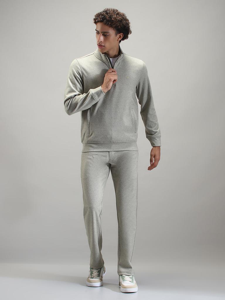 MONTE CARLO Mens Regular Fit Embroidered Tracksuit
