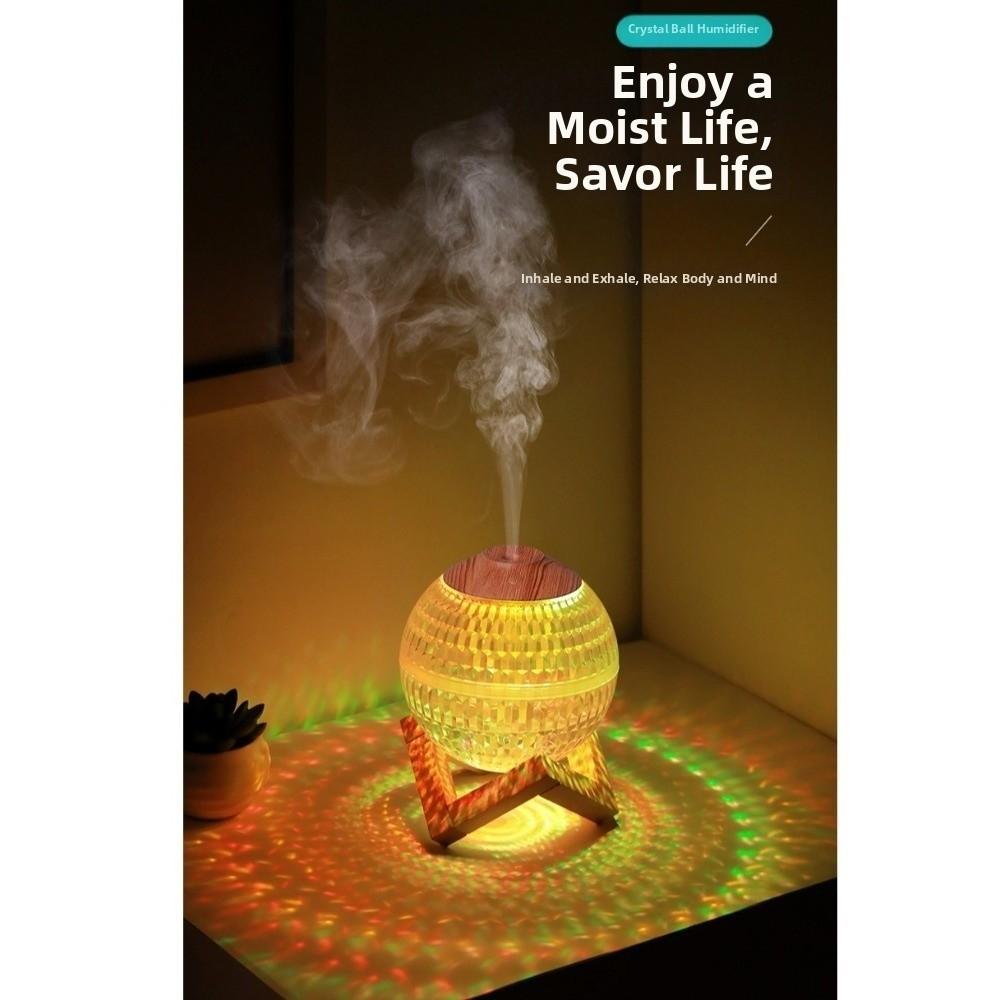 Silent Humidification Crystal Ball Humidifier Timed Power Off Home Cordless Humidifiers  Gifts