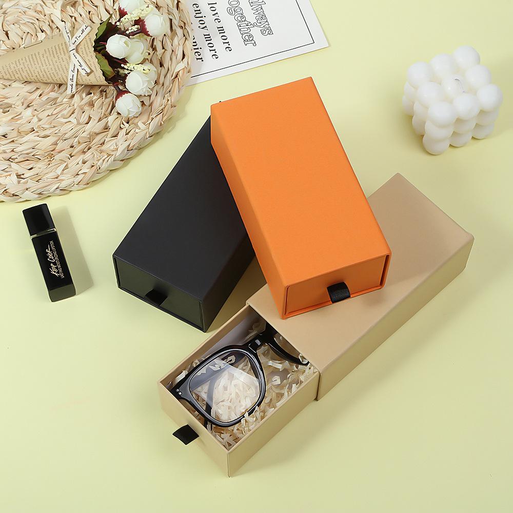 Drawer Jewelry Case Compact Ring Velvet Box Bracelet Holder Paper Material Necklace Storage Box For Jewelry Organization Travel