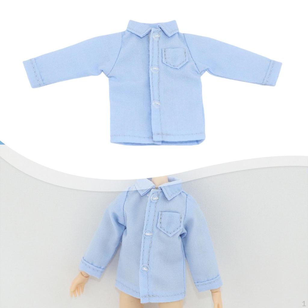 1/ Figure Clothes ,Miniature Shirt, Photo Prop Doll Costume Accessories for 6" Male Figures Body