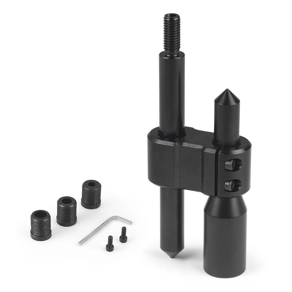 

M10 * 1,5 автомобильный алюминиевый рычаг переключения передач типа H, регулируемый удлинитель, рычаг переключения передач с тремя адаптерами чёрный