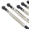 9 Piece Adjustable Steering Tingler Traction Rod Accessories for 12428 12423 FY-01 Fy-02 Fy-04 1/12
