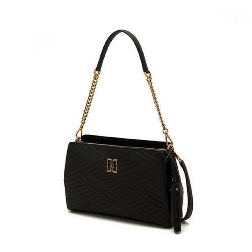 

Daks Black Leather Medium Shoulder Bag Dcba2f365 Single option