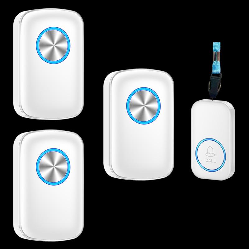Elderly Wireless Call Button: One-Key Doorbell for Bedside Assistance