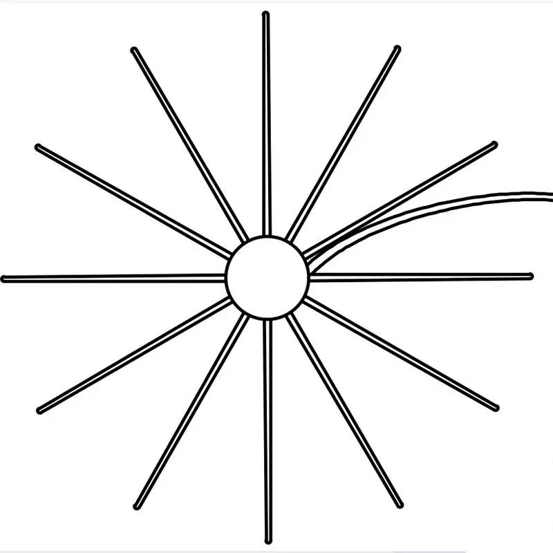 LED Fireworks Light LED Garland RGB Neon String Light Bluetooth APP Control Music Sync Bedroom Wedding Christmas Decor