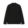 Fila White Minimalist Fashion Casual Versatile Quality Knitted Long Sleeve T-Shirt Men Tops Black F11M543214FBK