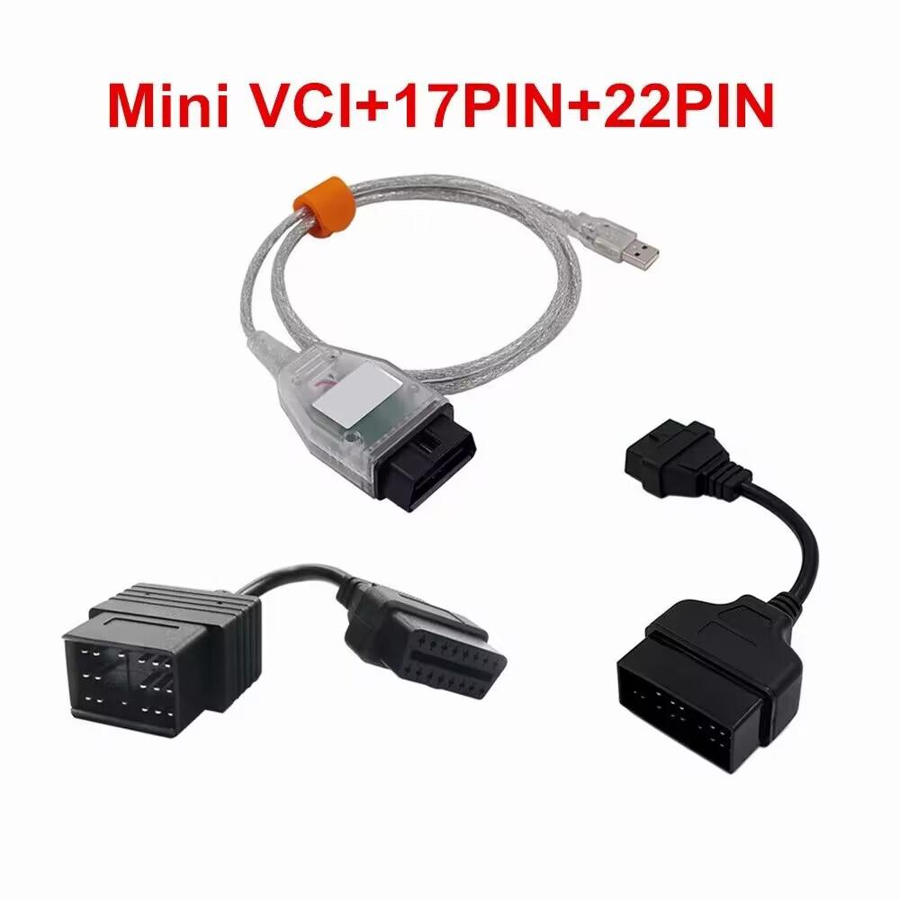 Neu Mini-VCI V18.00.008 Für-TOYOTA OBD2 Auto Diagnosekabel Mini VCI J2534 FTDI FT232RL TIS Techstream Auto Kabel Stecker