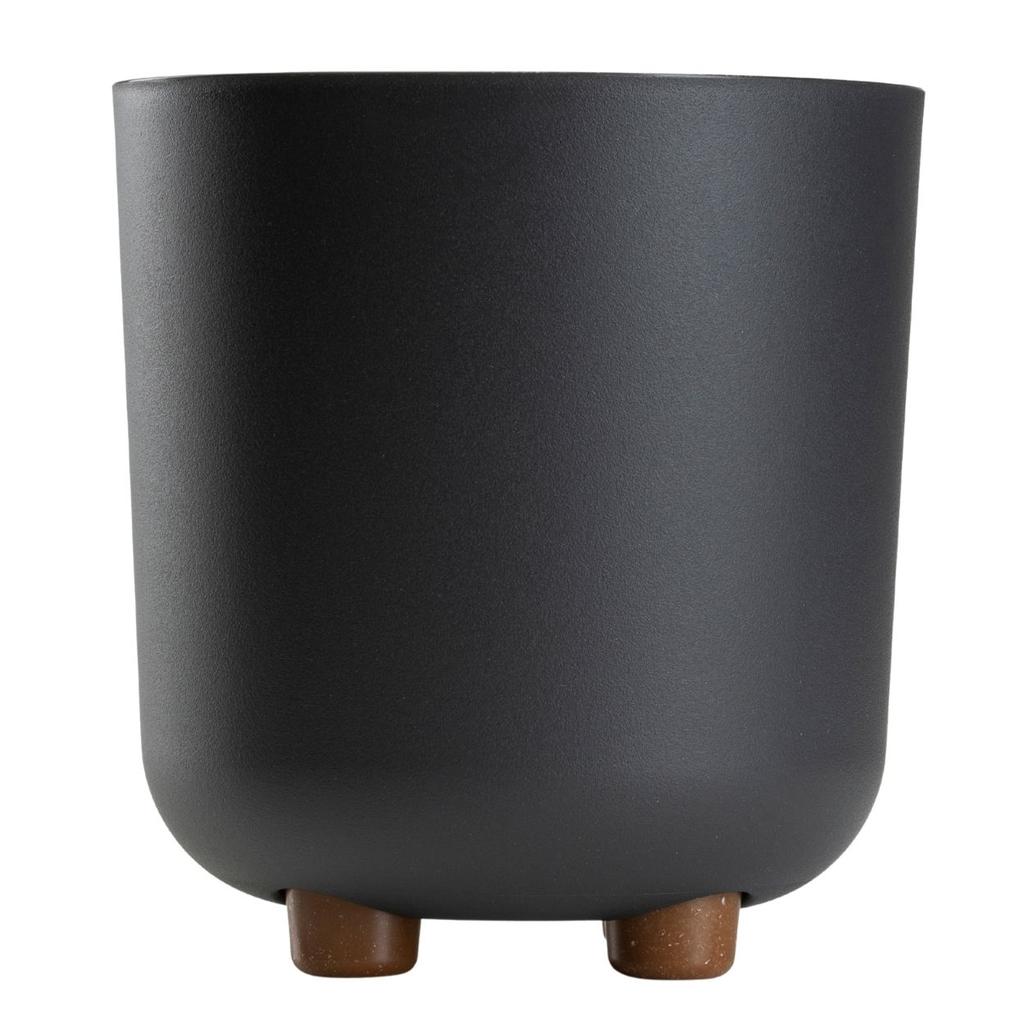 Donica Terra Na Nóżkach Recykling Antracyt H21X19,3 Cm