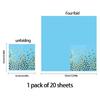 Pack of 20 Strong Absorbent Disposable Napkins Gold Foil Designs for Birthday Christmas Party Occasion Use
