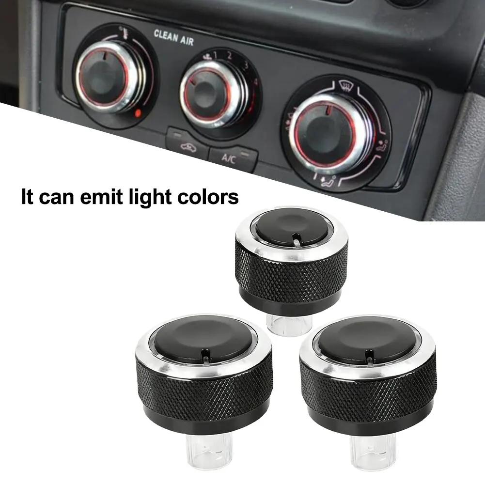 For Passat B5 Climate Control Knob Car Interior Upgrade Black Air Conditioning Control Buttons Air Conditioning