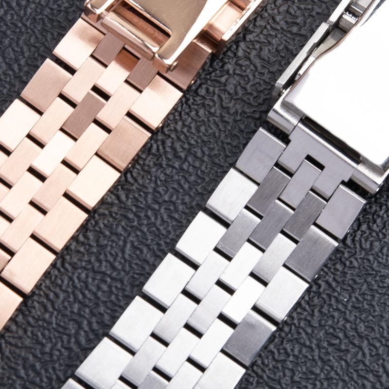 316L Stainless Steel Watchband 20mm Wristband For Rolex Strap For DAYTONA SUBMARINER DATEJUST Watch Accessories Fold Buckle