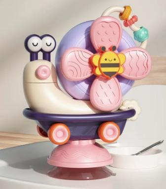 Baby Dining Table Suction Cup Rotating Le Dining Chair 6-Month-Old Baby Dining Plate Finger Fine Toy