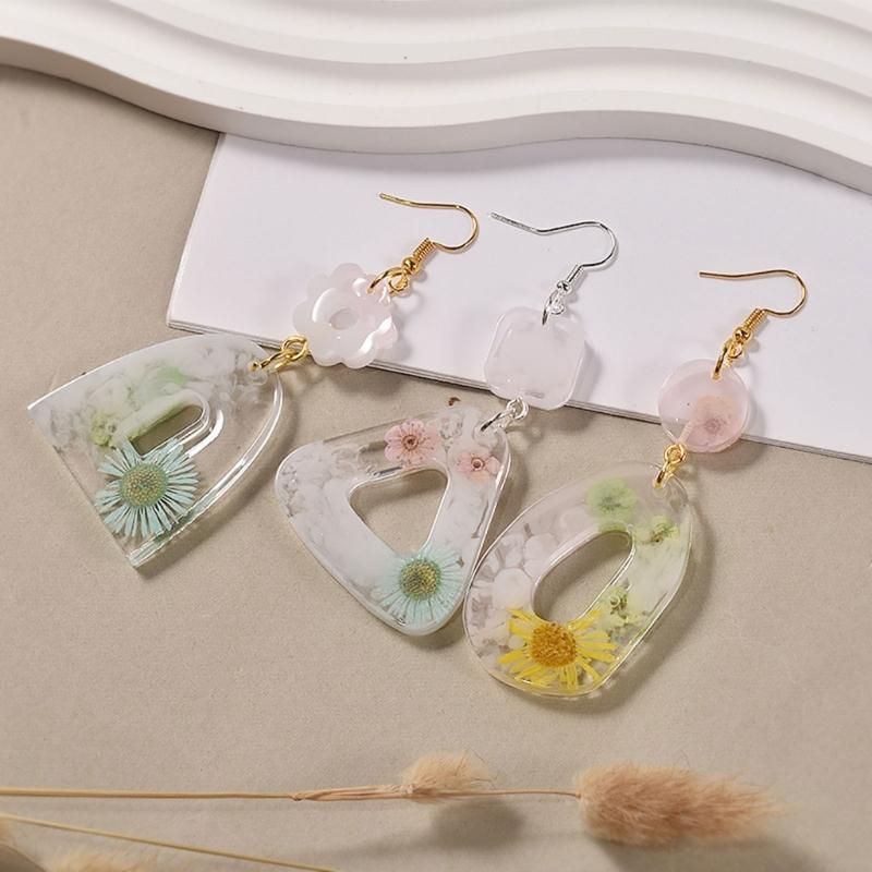 Mehrzweck-Ohrringe, Harzformen, Anhänger, Ohrtropfen, Silikonformen für selbstgemachte Epoxidharz-Ornamente, Freunde, Liebhaber, Geschenke