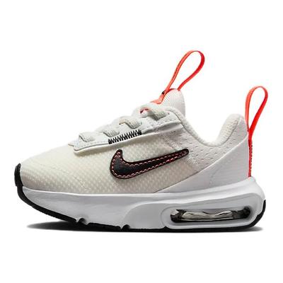 Air Max Interlock Lite TD Białe Czarne Hiper Pomarańczowe Sneakersy dla Niemowląt Summit-White DH9410-105