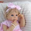 46cm Lifelike Reborn Doll with Hair and Soft Cloth Body - Girl Playhouse Companion