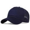 Hot sale High quality American Flag Embroidery Baseball Net Caps Spring and Summer Outdoor Adjustable Casual Hats Sunscreen Hat