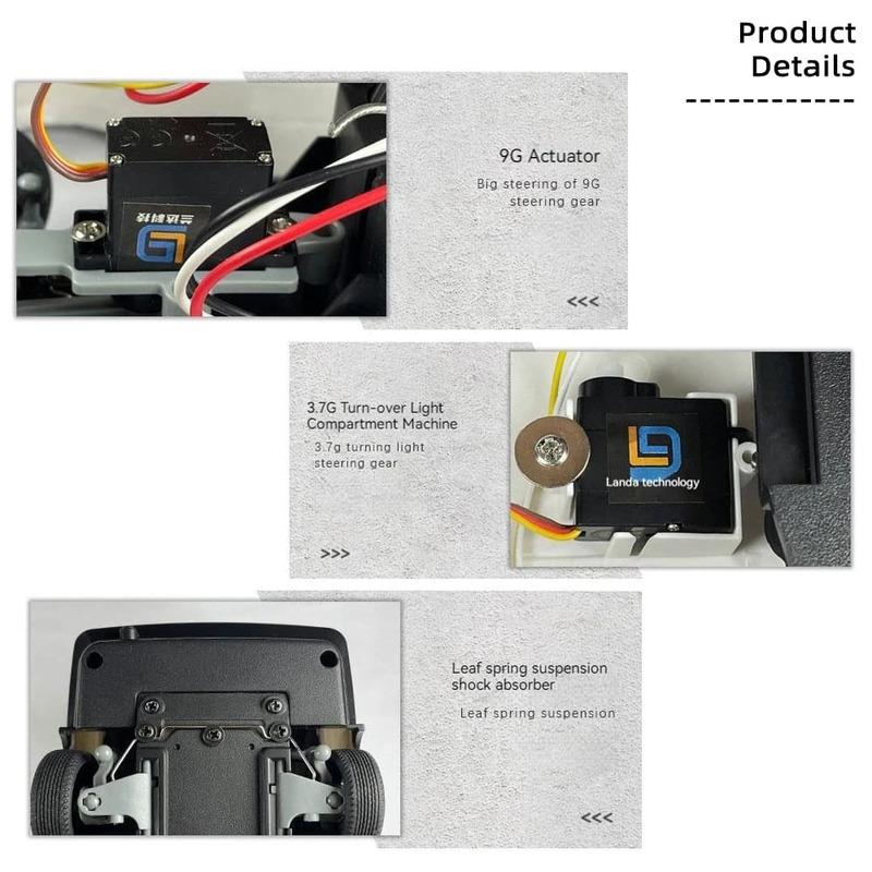 AE86 Model Full Size Car Modified Rear Drive New Ae86 Flip Light Gyroscope Racing Car with LED Light Remote Control Car Boy Toy Collection Ornaments