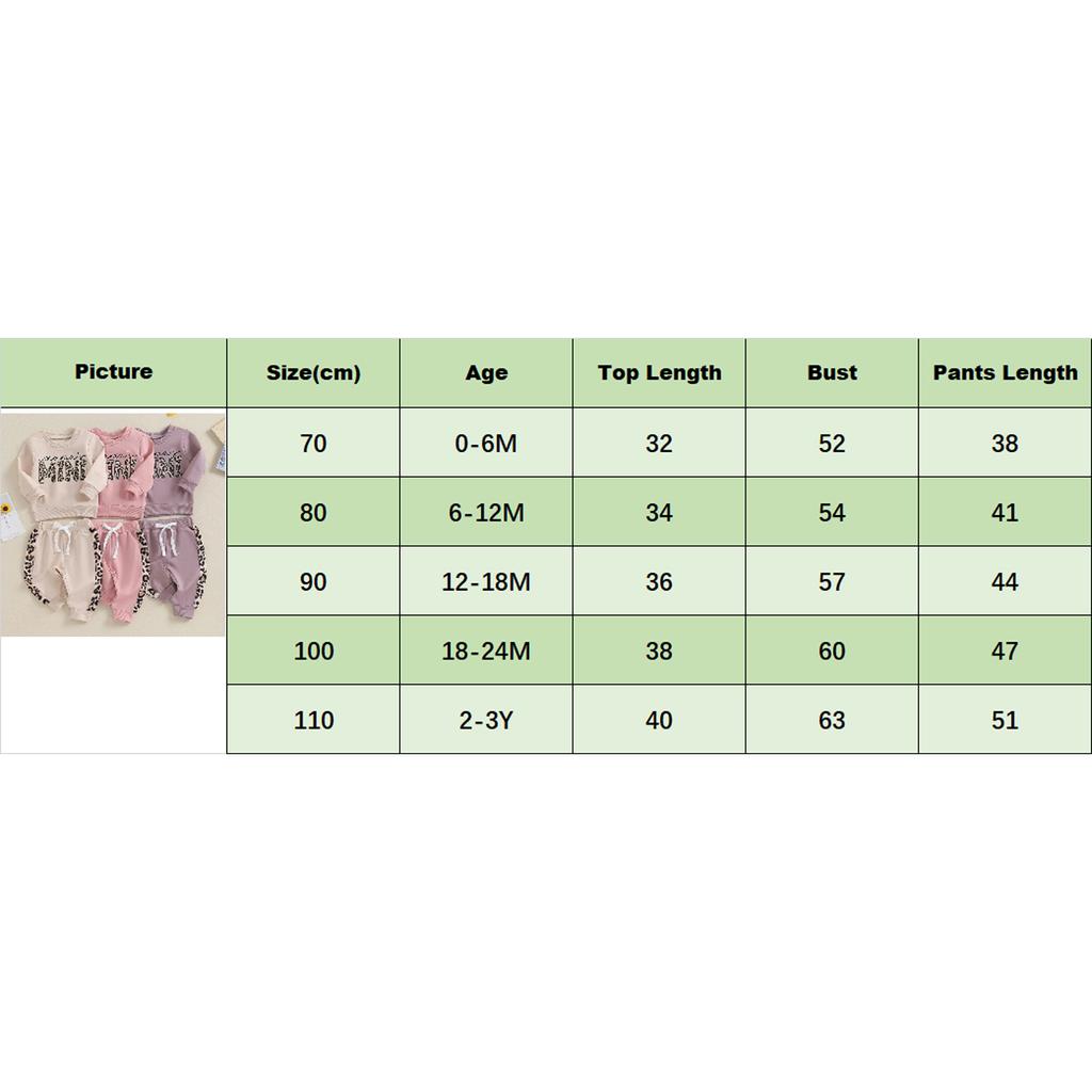 Toddler Girl Fall Clothes Letter & Leopard Print Long Sleeve Pullover Strap Pants 2 Pcs Outfit