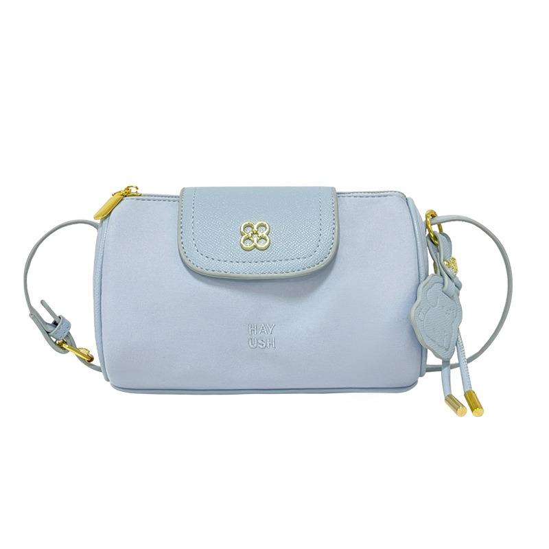 

Pillow bag temperament simple messenger bag candy shoulder bag casual versatile messenger bag new armpit bag синій