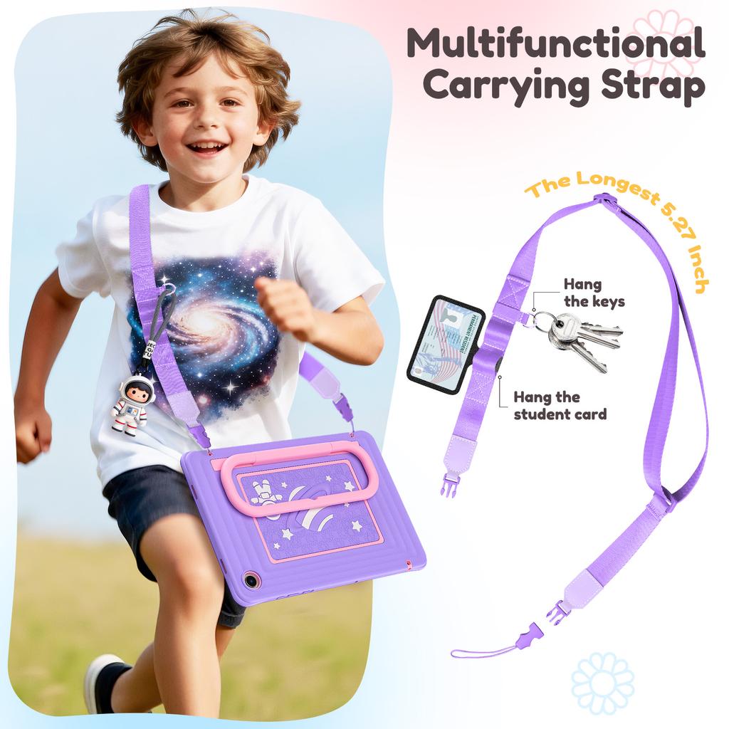 Kids Portable Stand Tablet Case for New Samsung Galaxy Tab A11 Plus 11 Inch 2025 , A9 + Plus 11 " (2023) Shockproof Tablet Cover