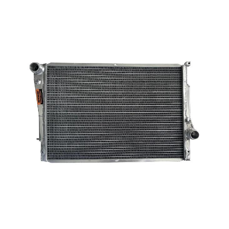 3 Rows SPAWON Full Aluminum Car Radiator For 2001-2006 BMW M3 E46 Coupe 3.2L L6 Manual MT 2627 OEM 17102228941